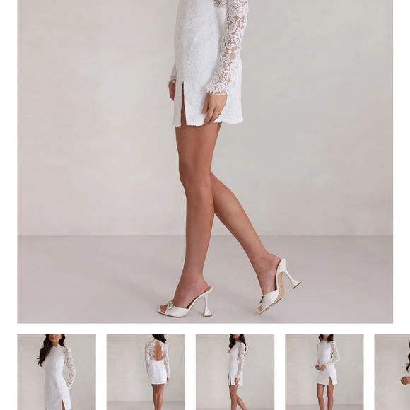 Park & Fifth Henrietta lace mini with key hole back! - Picture 3 of 5